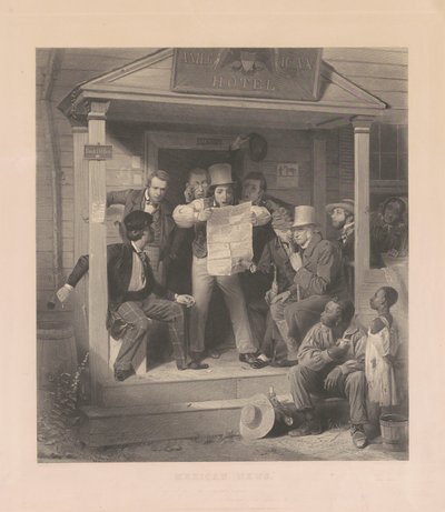 メキシコのニュース 作： Alfred Jones, after Richard Caton Woodville