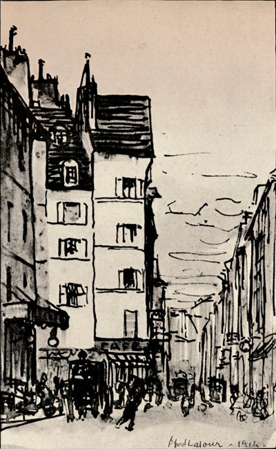 「セーヌ通り」、1915 作： Alfred Latour