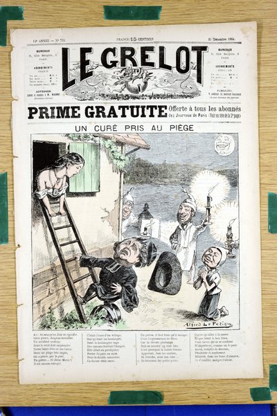 Le Grelot」の表紙、ナンバー718、Satirique en Colours 作： Alfred Le Petit
