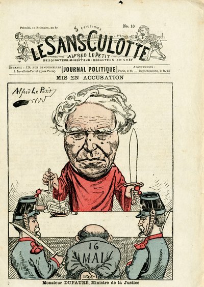 Le Sans-Panlotte」第10号「Satirique en Couleurs」の表紙。 作： Alfred Le Petit