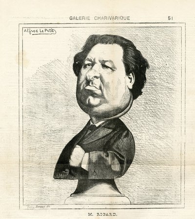 アルフレッド・ル・ペテ（1841-1909）が「ル・シャリヴァリ」に描いたイラスト 作： Alfred Le Petit