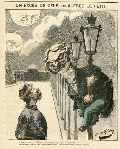 アルフレッド・ル・プティ（1841-1909）による『ル・グレロット』表紙のイラスト 作： Alfred Le Petit
