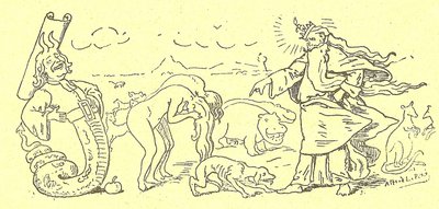 グロージャンのアルフレッド・ル・ペテ（1841-1909）とその治療法のイラスト 作： Alfred Le Petit