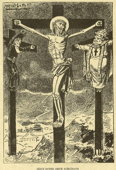 グロージャンのアルフレッド・ル・ペテ（1841-1909）とその治療法のイラスト 作： Alfred Le Petit