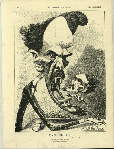 ラ・チャージ』（1870年）No.3のアルフレッド・ル・ペテ（1841-1909年）のイラスト 作： Alfred Le Petit