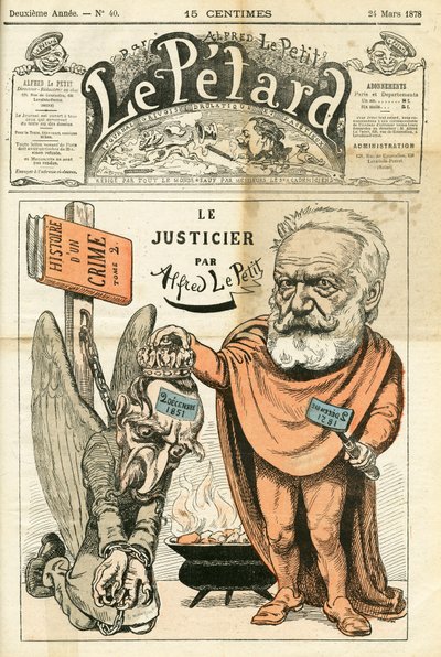 ル・ペタル、ナンバー40、カラフルな風刺 作： Alfred Le Petit