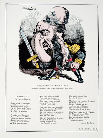 第3共和国の歴史、巻、天井のいくつかのクモ。私、政治史、1933年発行 作： Alfred Le Petit