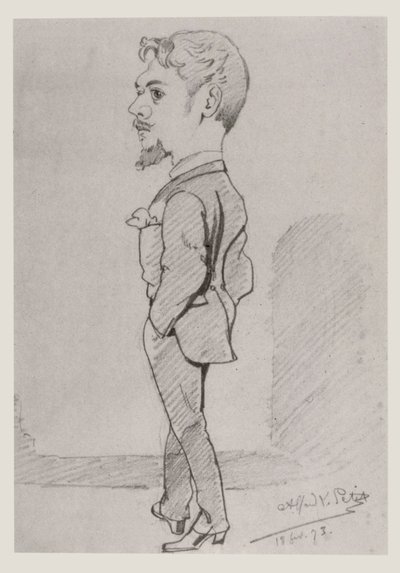 火星の肖像、1873 作： Alfred Le Petit