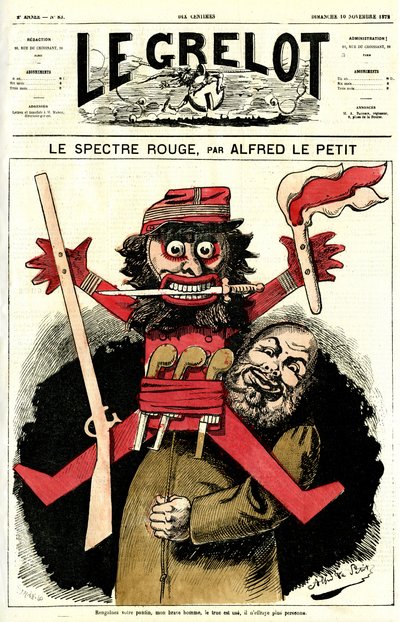 カトリックの司祭が小さな人物を振った 作： Alfred Le Petit