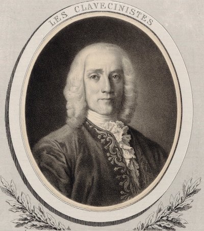 作曲家ドメニコ・スカルラッティの肖像、1685～1757年頃。 1850年。 作： Alfred Lemoine