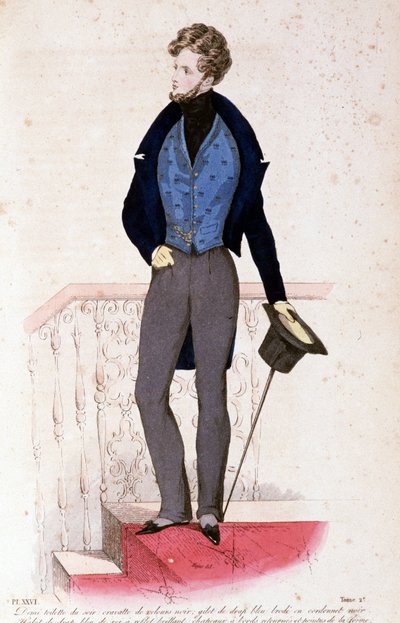 La Mode, Jan, Feb, Mar 1830, lith. by Lemercier, Volume II. 作： Alfred Leon Lemercier