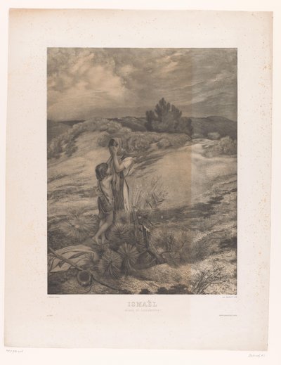 砂漠のハガルとイシュマエル Ismaël (Musée du Luxembourg) (オブジェクトのタイトル) 作： Alfred Louis Bahuet