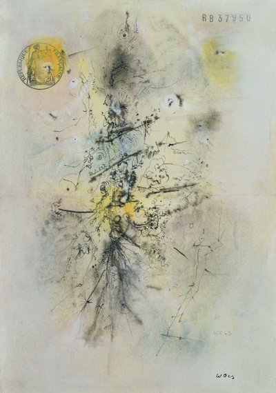 型紙のシート 作： Alfred Otto Wolfgang Schulze Wols