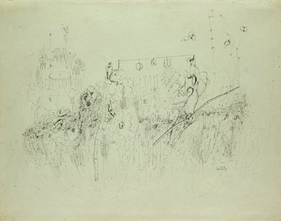 無題、1941～42年頃（紙にインク） 作： Alfred Otto Wolfgang Schulze Wols