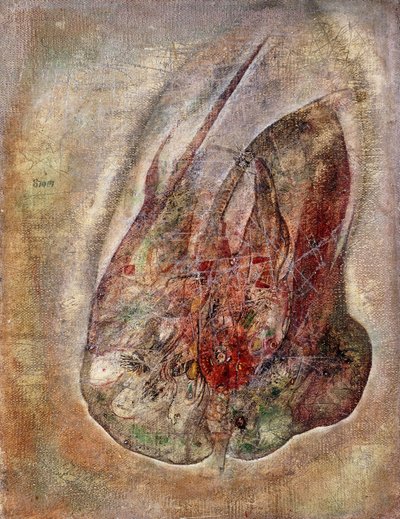 無題、1946年頃（キャンバスに油彩） 作： Alfred Otto Wolfgang Schulze Wols