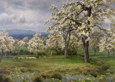 梨果樹園、1903年頃 作： Alfred Parsons