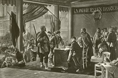 ボランティアの登録、1870（グラビア） 作： Alfred Paul Marie Richemont