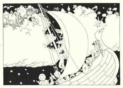 ルシアンの真実の歴史雲のカッコーランド（エングレーヴィング） 作： Alfred Payne Garnett
