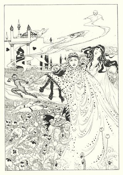 ルシアンの真実の歴史いくつかの夢（エングレーヴィング） 作： Alfred Payne Garnett