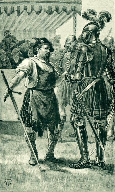 鎧は戦闘で彼のサービスを提供しています 作： Alfred Pearse