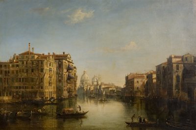 大運河、ヴェネツィア、19世紀 作： Alfred Polentine