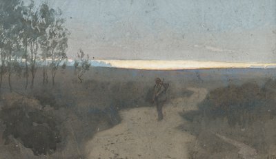 夕暮れに戻って、1905 作： Alfred Rawlings Baker