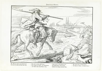 また、死のダンス、プレート II 作： Alfred Rethel