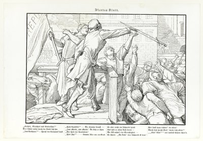 また、死のダンス、プレート IV 作： Alfred Rethel