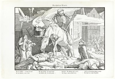 死の舞踏、プレートVII 作： Alfred Rethel