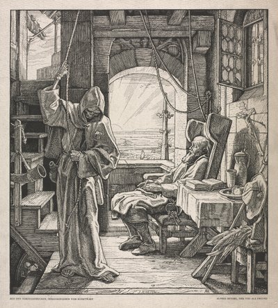 Dance of Death: 友としての死 作： Alfred Rethel