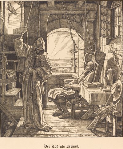 友としての死 作： Alfred Rethel