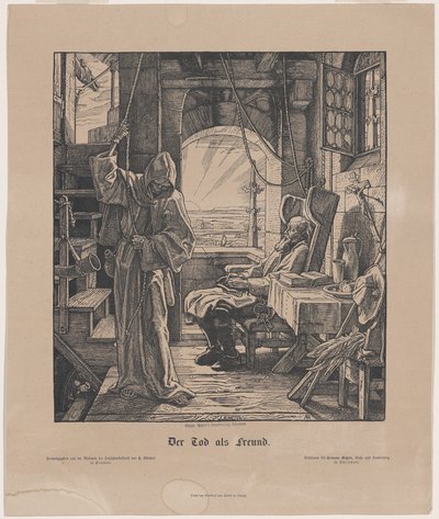 友としての死 作： Alfred Rethel