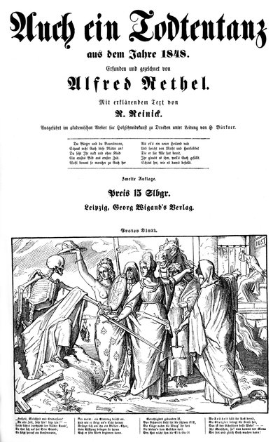 次のアーティストによるアート作品： Alfred Rethel