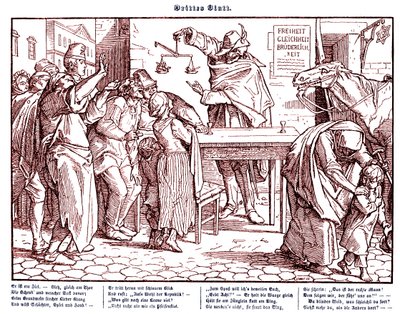 Totentanz 1848年。死はすべての人間が平等であることを証明する 作： Alfred Rethel