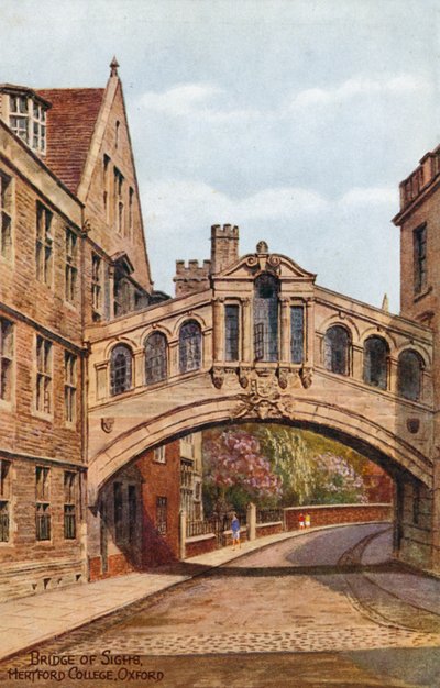 ため息橋、ハートフォード大学、オックスフォード 作： Alfred Robert Quinton