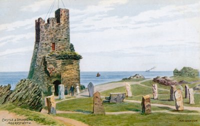 城とドルイドのサークル、アベリステゥイス 作： Alfred Robert Quinton