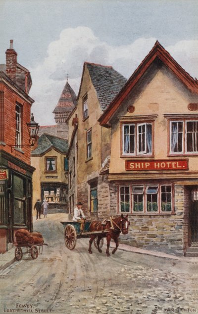 Fowey、Lostwithiel Street 作： Alfred Robert Quinton