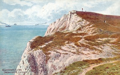 ハイダウンクリフ、淡水、ワイト島 作： Alfred Robert Quinton