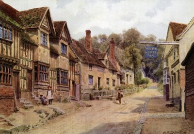 以前は織工、カージー、サフォークが住んでいた家 作： Alfred Robert Quinton