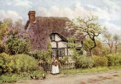 ライラックとリンゴの花、ハービントン、ウスター 作： Alfred Robert Quinton