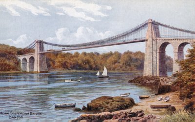 メナイ吊り橋、バンゴー 作： Alfred Robert Quinton