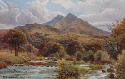 カペルクリッグ、スノードニアの近くのMoel Siabod 作： Alfred Robert Quinton