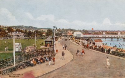 The Esplanade, Paignton (カラーリトグラフ) 作： Alfred Robert Quinton