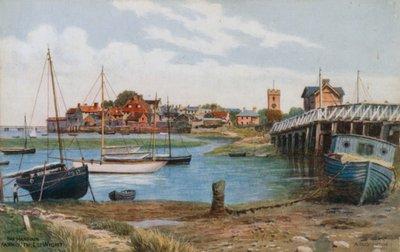 ワイト島の港、ヤーマス、 作： Alfred Robert Quinton