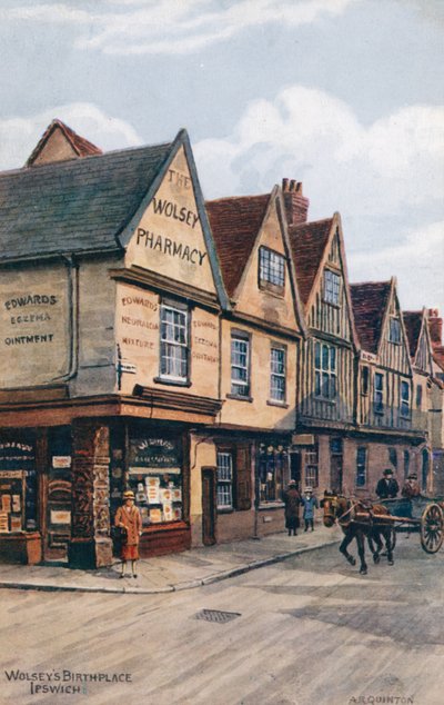 ウォルジーの生家、イプスウィッチ 作： Alfred Robert Quinton
