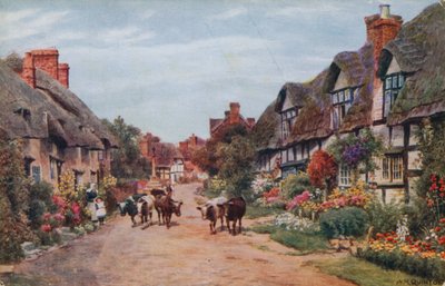 ライカビレッジ、ランカシャー 作： Alfred Robert Quinton