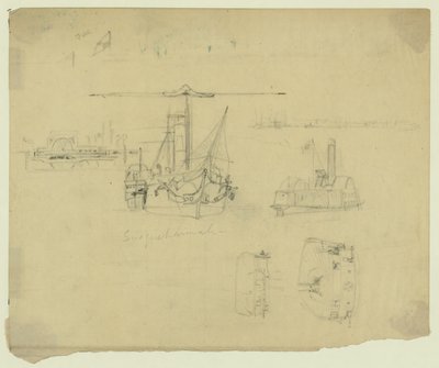 サスケハナとセレスの5つの景色 作： Alfred Rudolph Waud