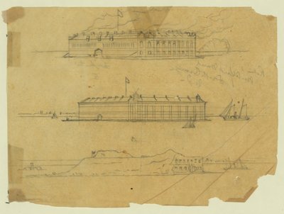 サムター要塞 作： Alfred Rudolph Waud
