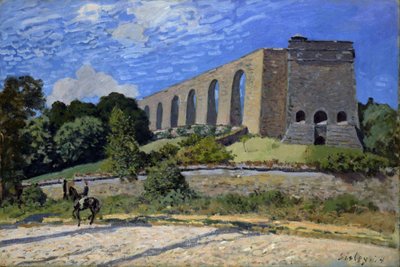 マーリーの水道橋 作： Alfred Sisley