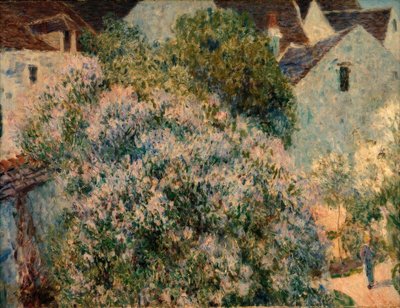 私の庭のライラック 作： Alfred Sisley
